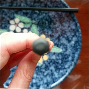 皿に置く