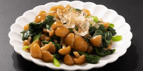 【きょうの料理】なめことほうれん草のおひたし！初心者向け和の副菜