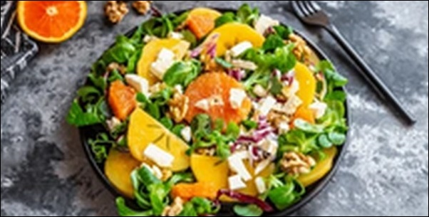 【きょうの料理】柿と春菊のキラキラサラダ！ヘルシーな一品