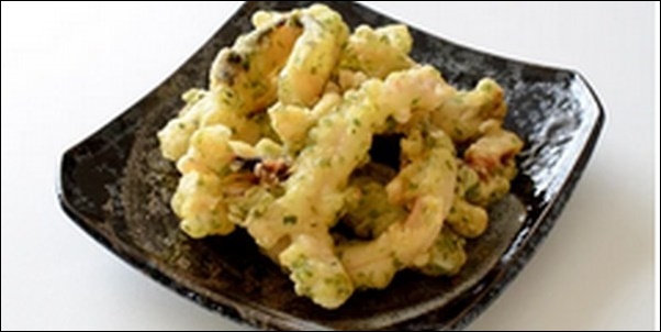 【DAIGOも台所】ちくわと明太子の磯辺揚げ！磯の香り豊かです。